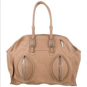 Vintage Helmut Lang Leather Bunker Bag Tote